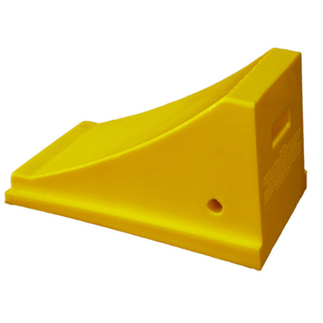 AME INTERNATIONAL 15336 Wheel Chock, Size 5503, Highways Trucks and Lifts, 35.43 to 55.12 Inch Tire Dia. | CE8XFV
