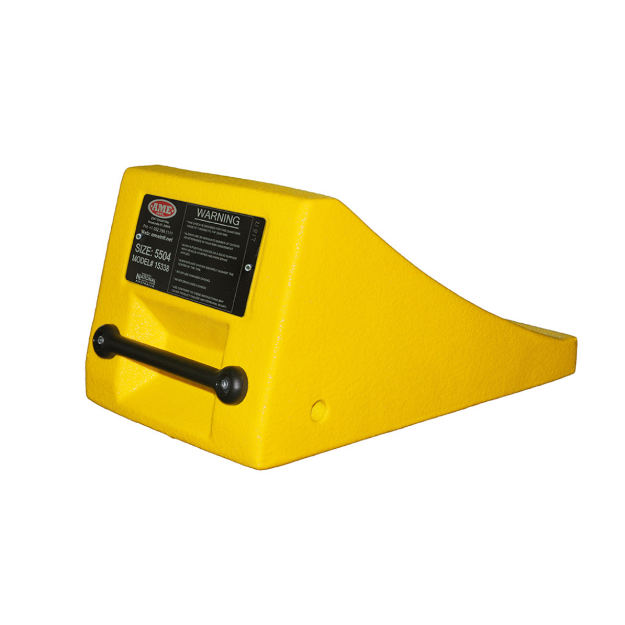 AME INTERNATIONAL 15338 Wheel Chock, Size 5504 | CE8WFQ