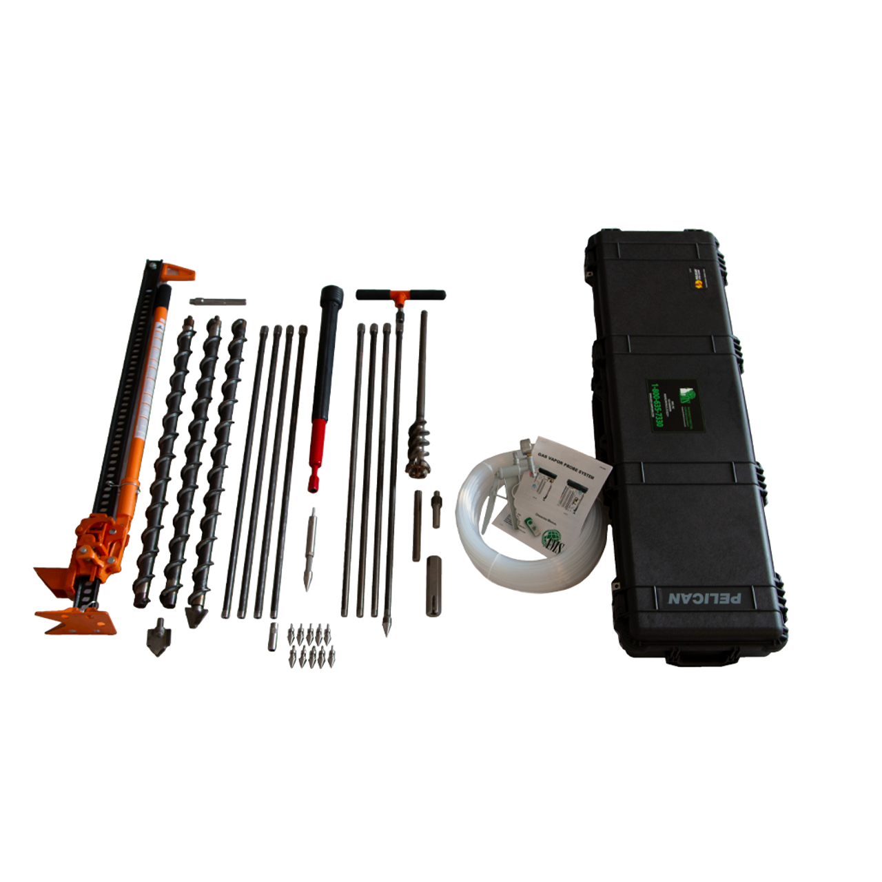 Gas Vapor Probe Kit, Heavy-Duty, Dedicated Tips, Retract-A-Tip