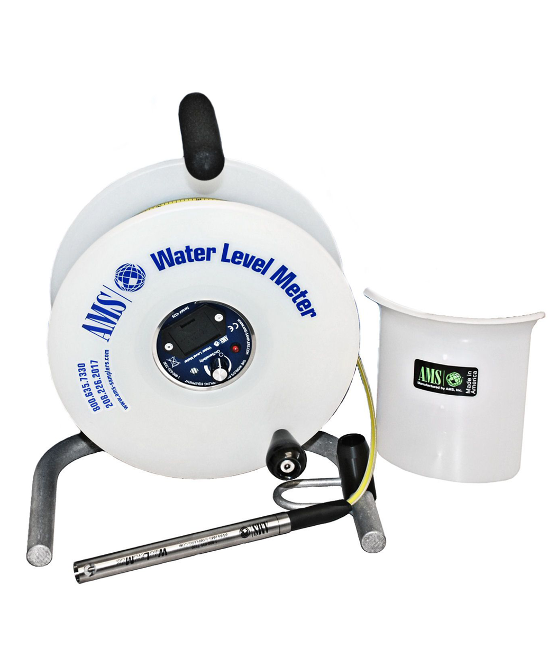 Water Level Meter,, 5/8 Inch Probe, 60 m Tape