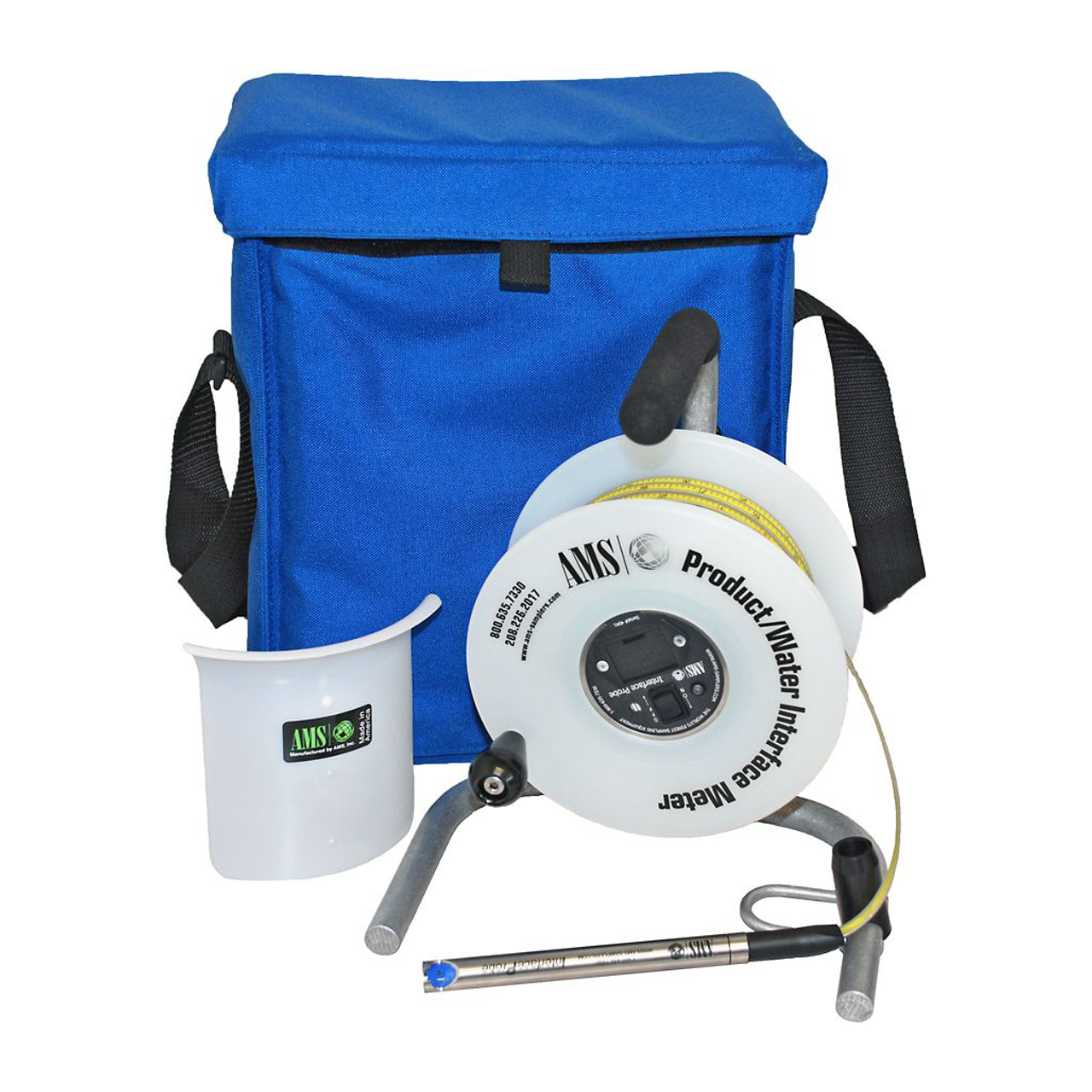 Product Interface Meter, 5/8 Inch Probe, 30 m Tape with Case