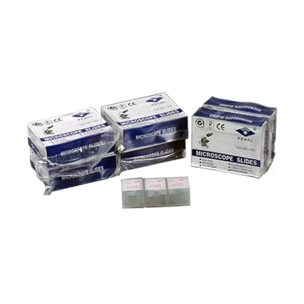 300 Blank Microscope Slides + 300 Square Cover Slips