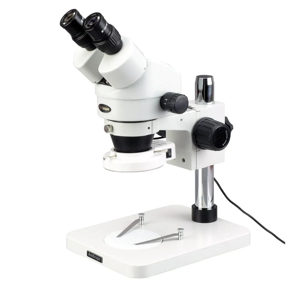 3.5X-45X Inspection Dissecting Zoom Power Stereo Microscope With 64-LED Light