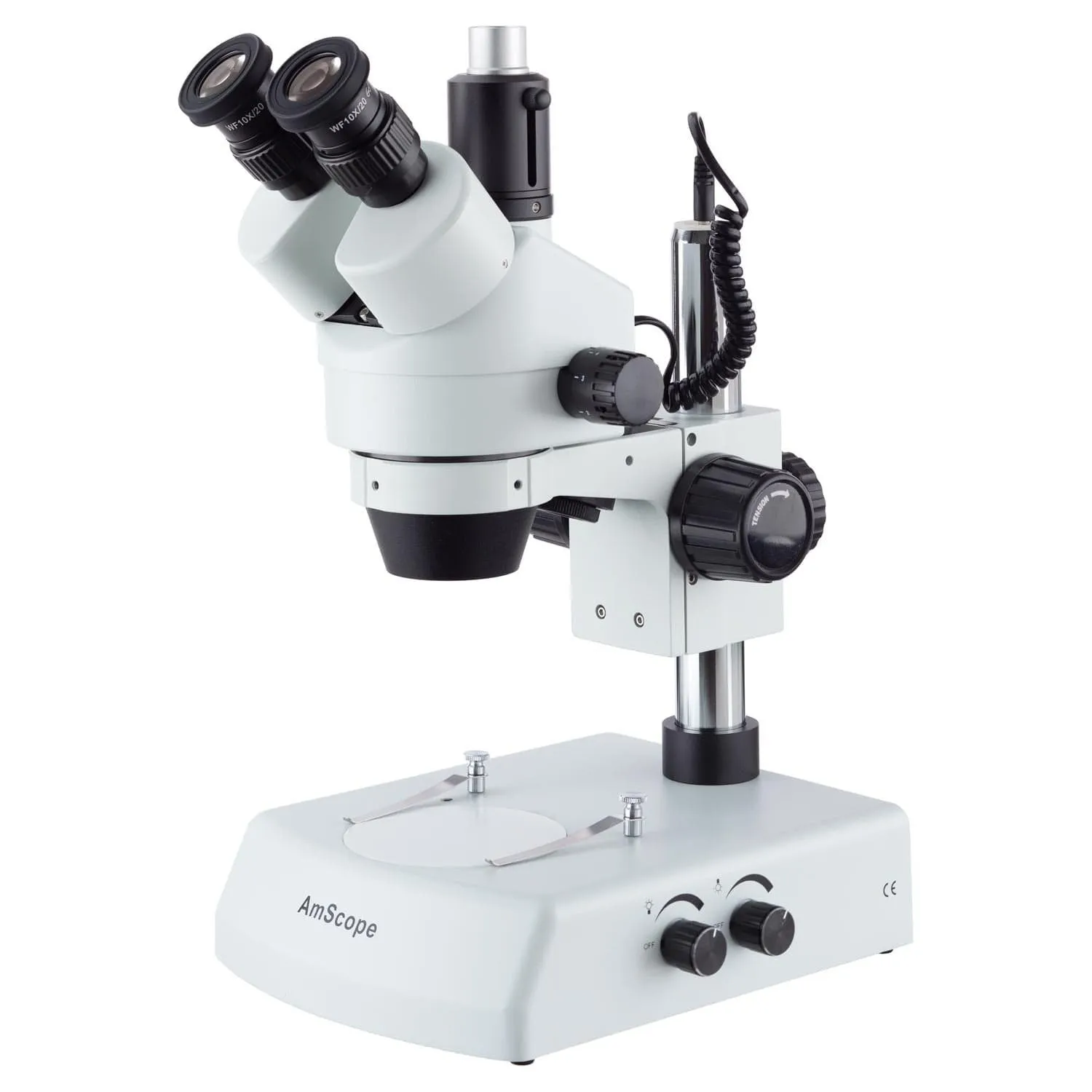 3.5X-45X LED Trinocular Zoom Stereo Microscope