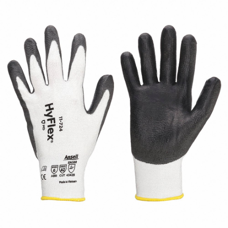 ANSELL 11-724-VEND Coated Glove, Polyurethane 6, 1 Pair | CR4HMW 51WE07