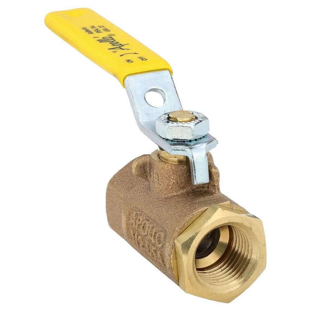 APOLLO VALVES 70-103-01 Bronze Ball Valve Inline Fnpt 1/2 In | AE9LHV 6KK49
