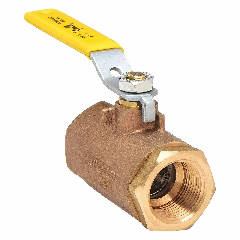 APOLLO VALVES 70-104-01 Bronze Ball Valve Inline Fnpt 3/4 In | AE9LHW 6KK50