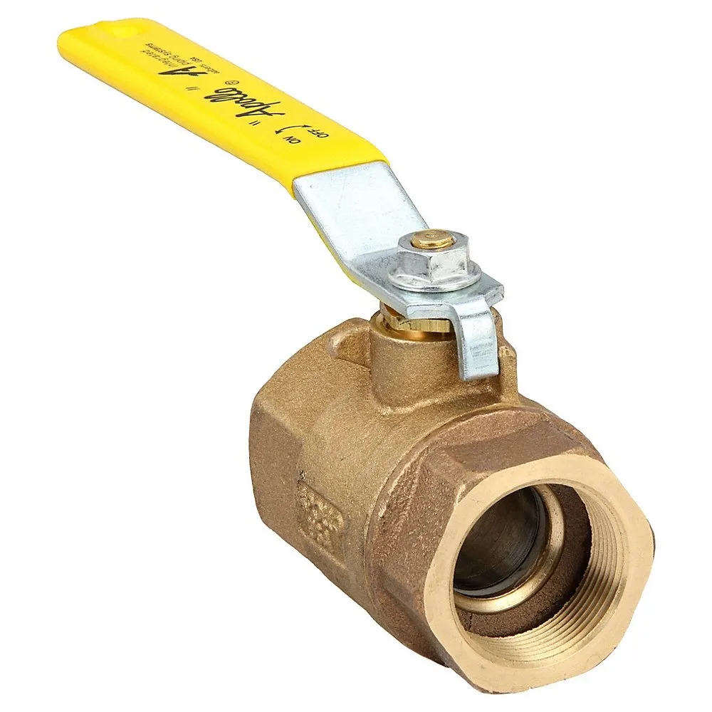 APOLLO VALVES 70-107-01 Bronze Ball Valve Inline Fnpt 1-1/2 In | AA9MYG 1DZJ1