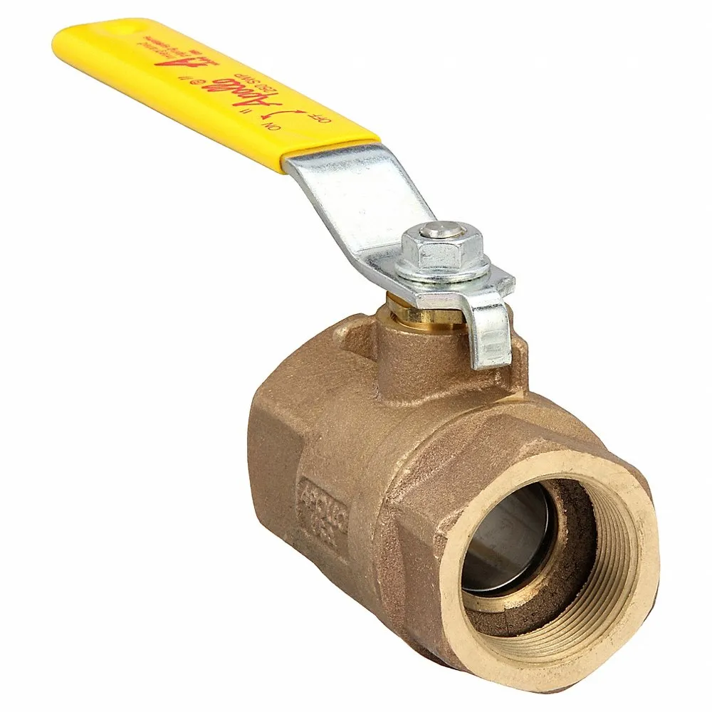 APOLLO VALVES 70-147-64 Bronze Ball Valve Inline Fnpt 1-1/2 In | AE4UDL 5MU33