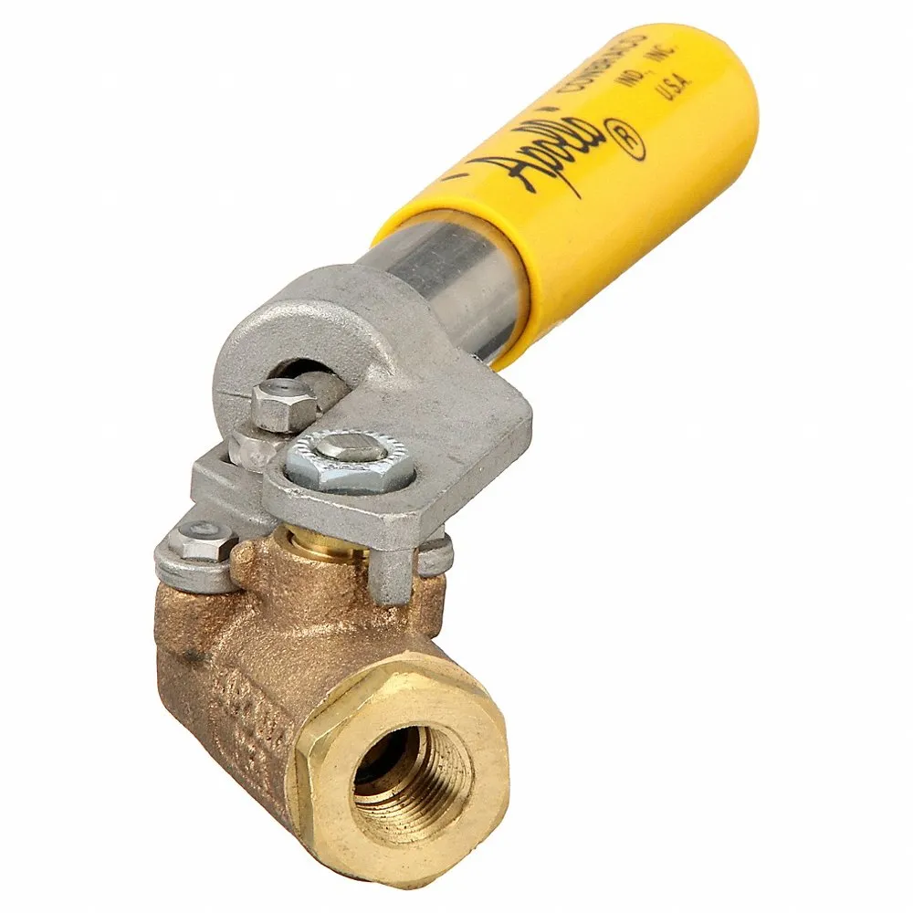 APOLLO VALVES 71-502-01 Bronze Ball Valve Inline Fnpt 3/8 In | AA9CZY 1CKF2