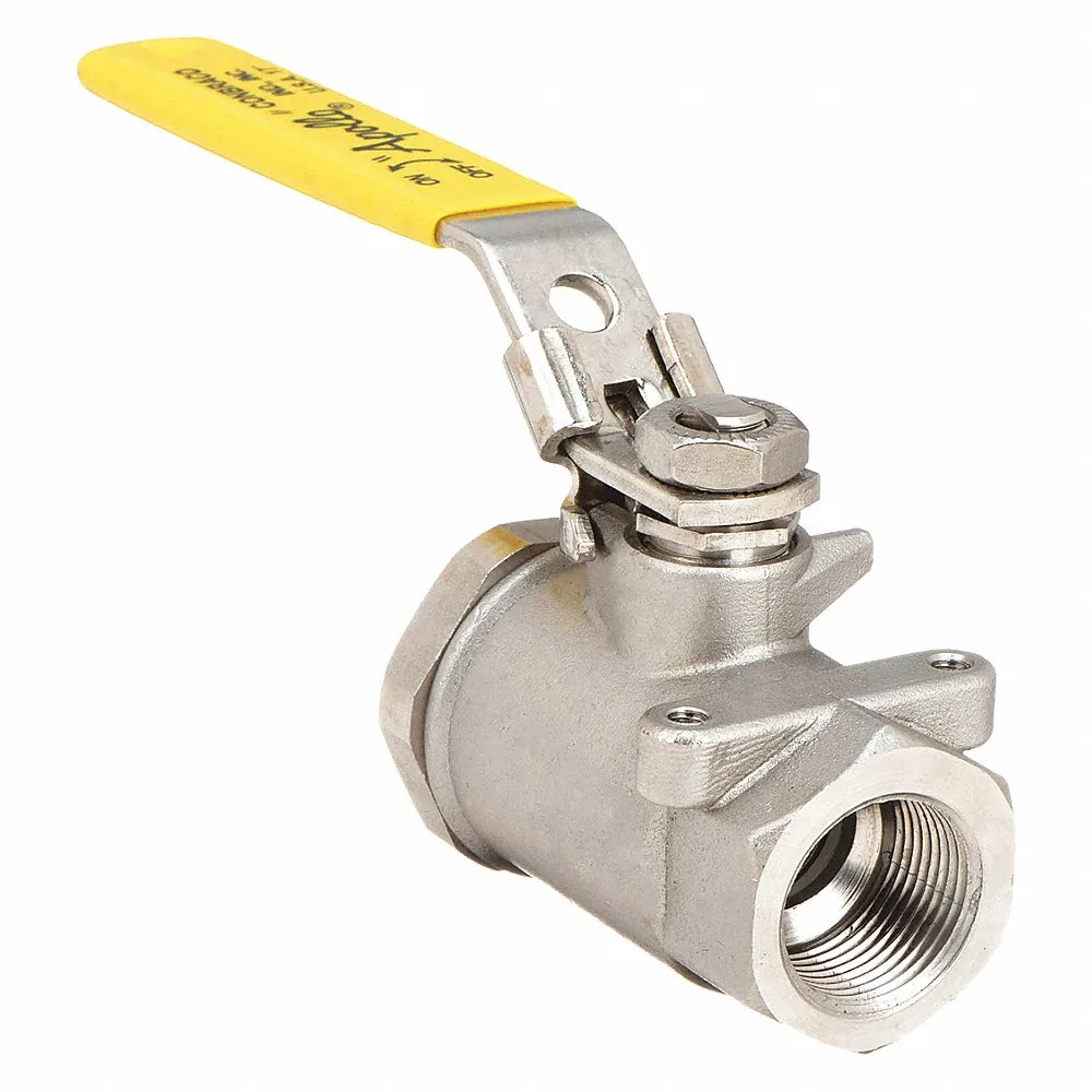 APOLLO VALVES 76-103-27A Ball Valve, 1/2 Inch Pipe, 2000 PSI, -50 to 450 Deg. F, Locking Lever Handle, FNPT | AA9DDG 1CKR8