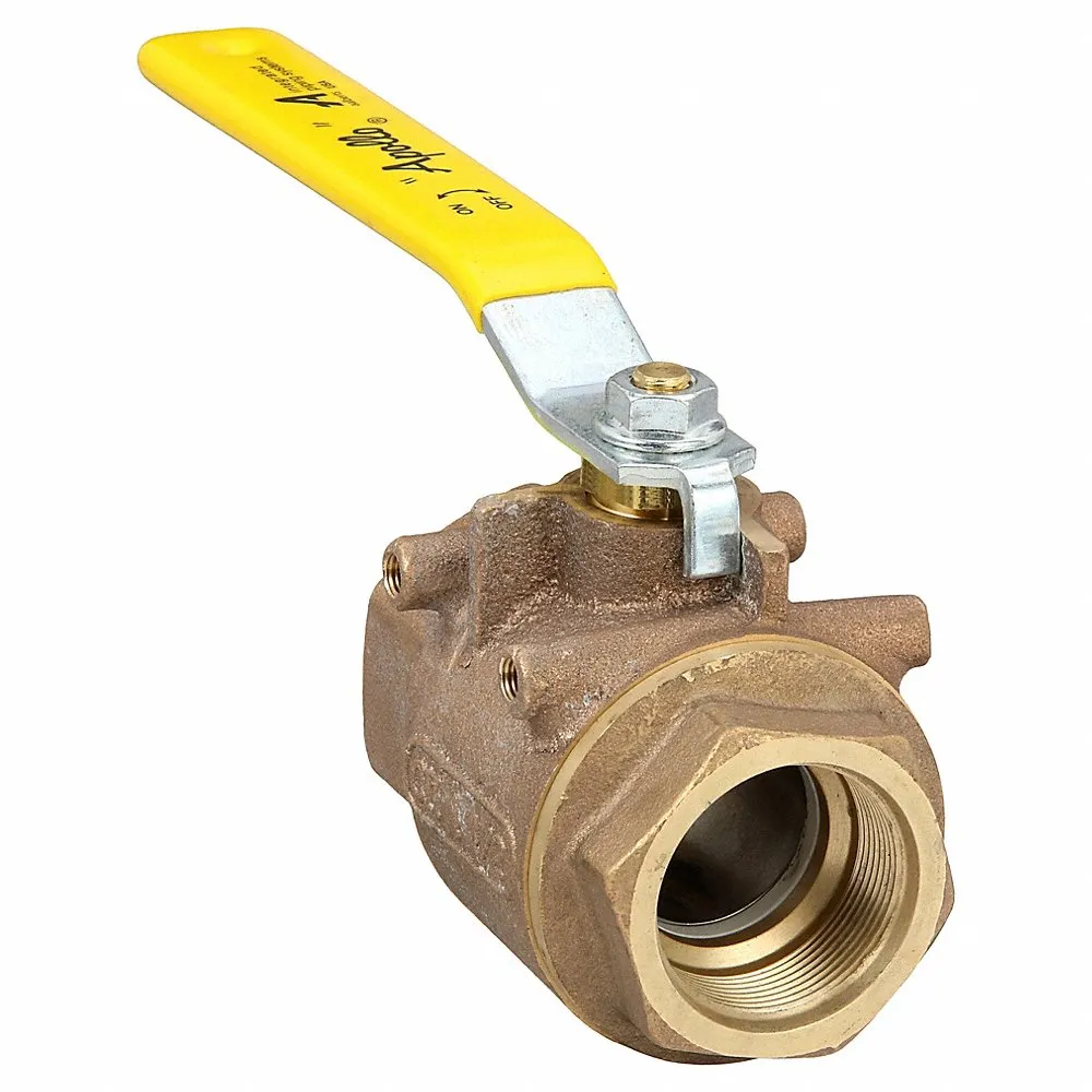 APOLLO VALVES 77-907-01 Bronze Ball Valve Inline Sae 1-1/2 In | AA9DBM 1CKK2