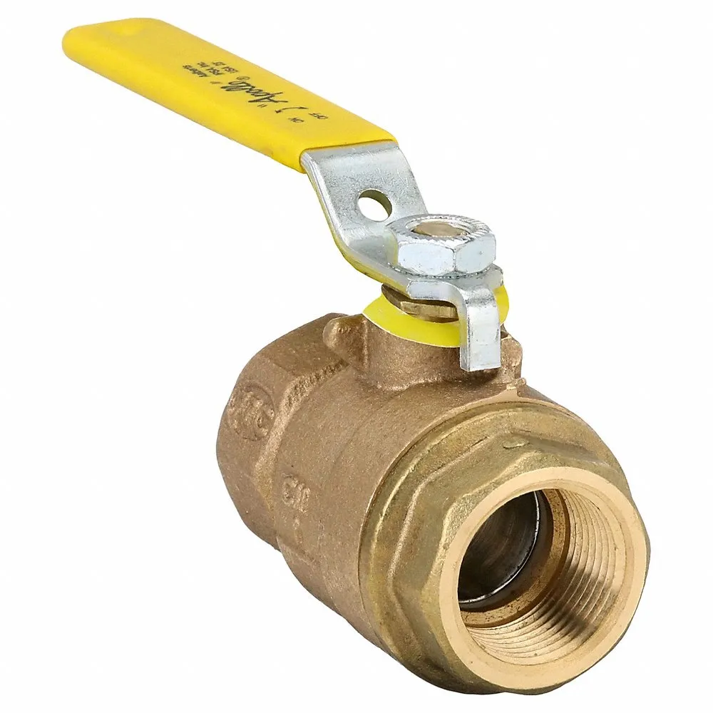 APOLLO VALVES 77C10501A Ball Valve, Size 1 Inch NPT, Bronze, Full Port | BZ2VBY