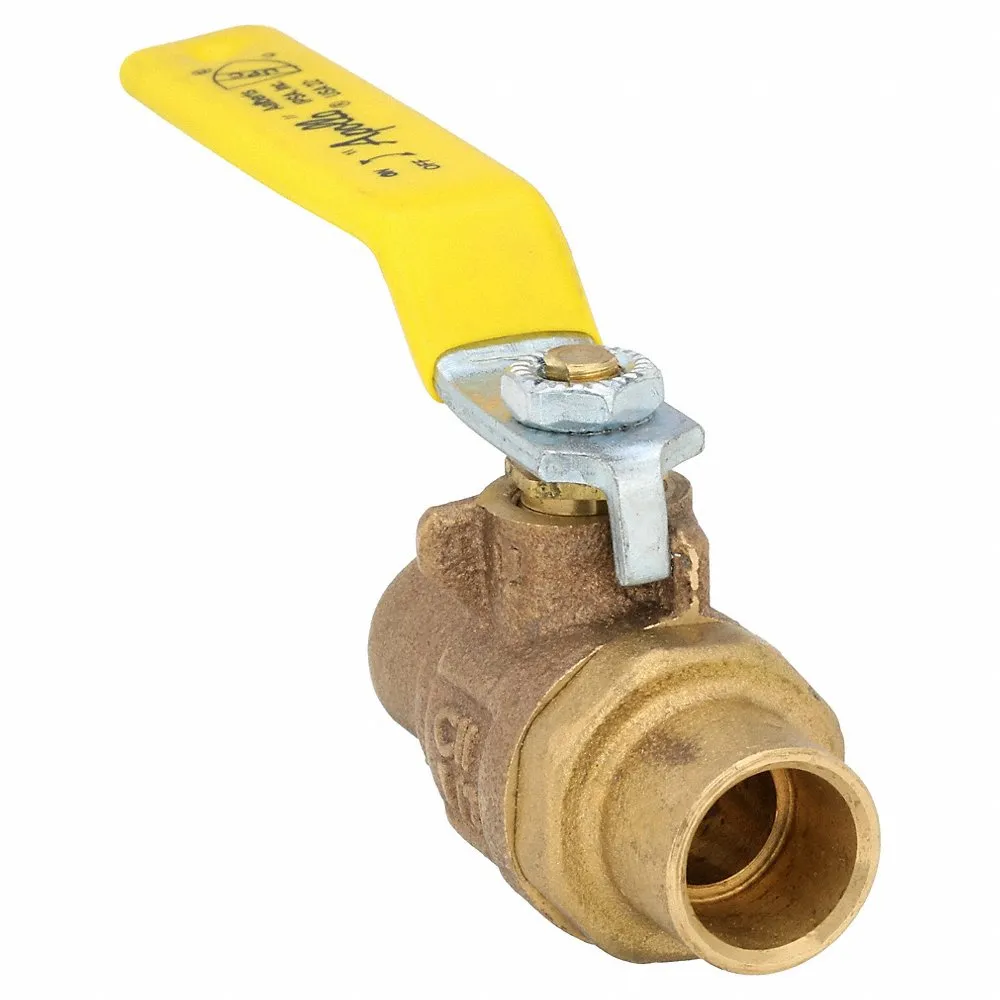 APOLLO VALVES 77C20301A Ball Valve, Size 1/2 Inch, Solder, Bronze, Full Port | BY9KYL