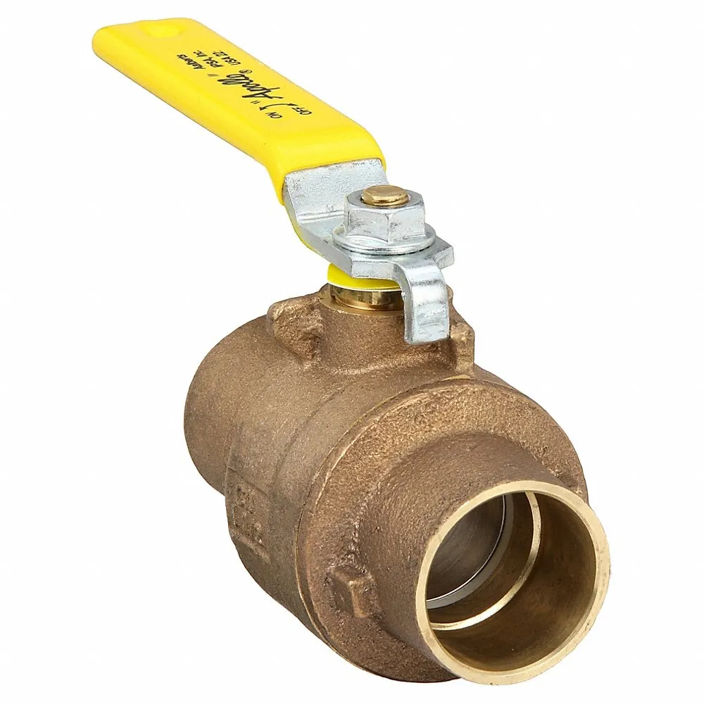 APOLLO VALVES 77C20701A Ball Valve, 1-1/2 Inch Size, Solder, Bronze, Full Port | CC3NXA
