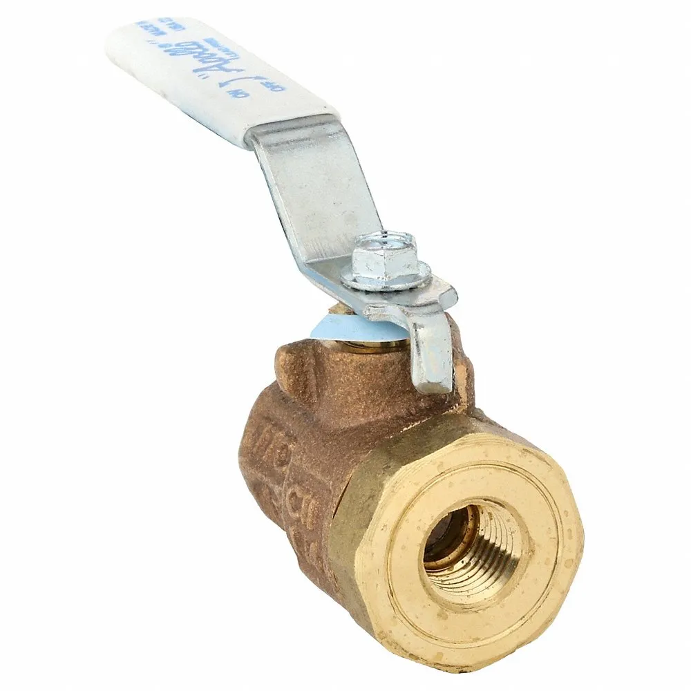 APOLLO VALVES 77CLF10101A Ball Valve, 1/4 Inch NPT, Bronze, Full Port | CA9RTJ