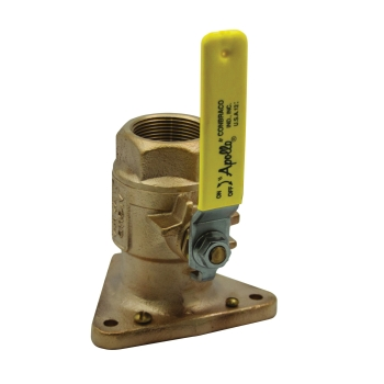 APOLLO VALVES 7825001 Ball Valve, Size 3/8 Inch NPT, Bronze, Surface Mount | BY8JNZ