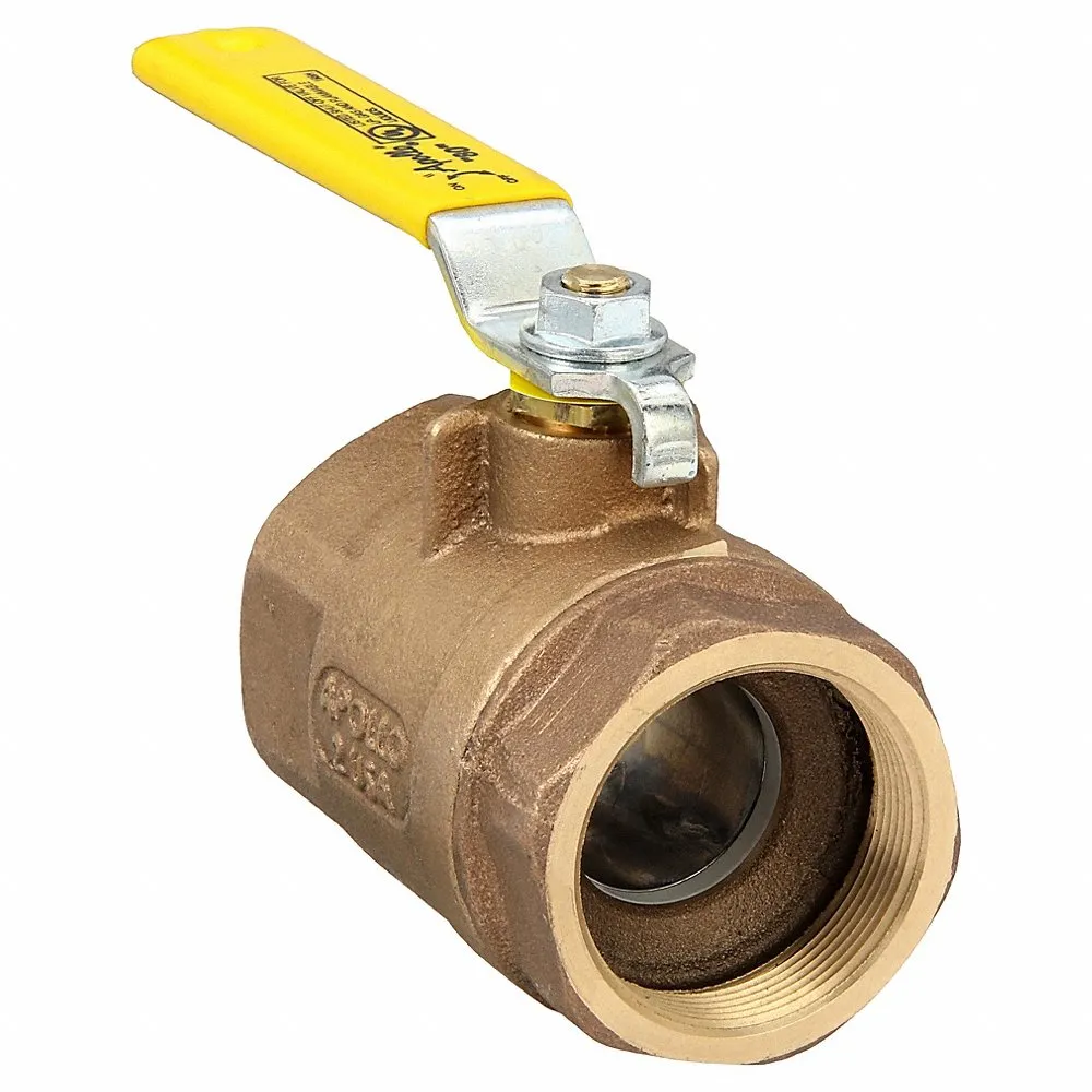 APOLLO VALVES 80-108-01 Bronze Gas Ball Valve Inline Fnpt 2 In | AA9DBD 1CKJ3