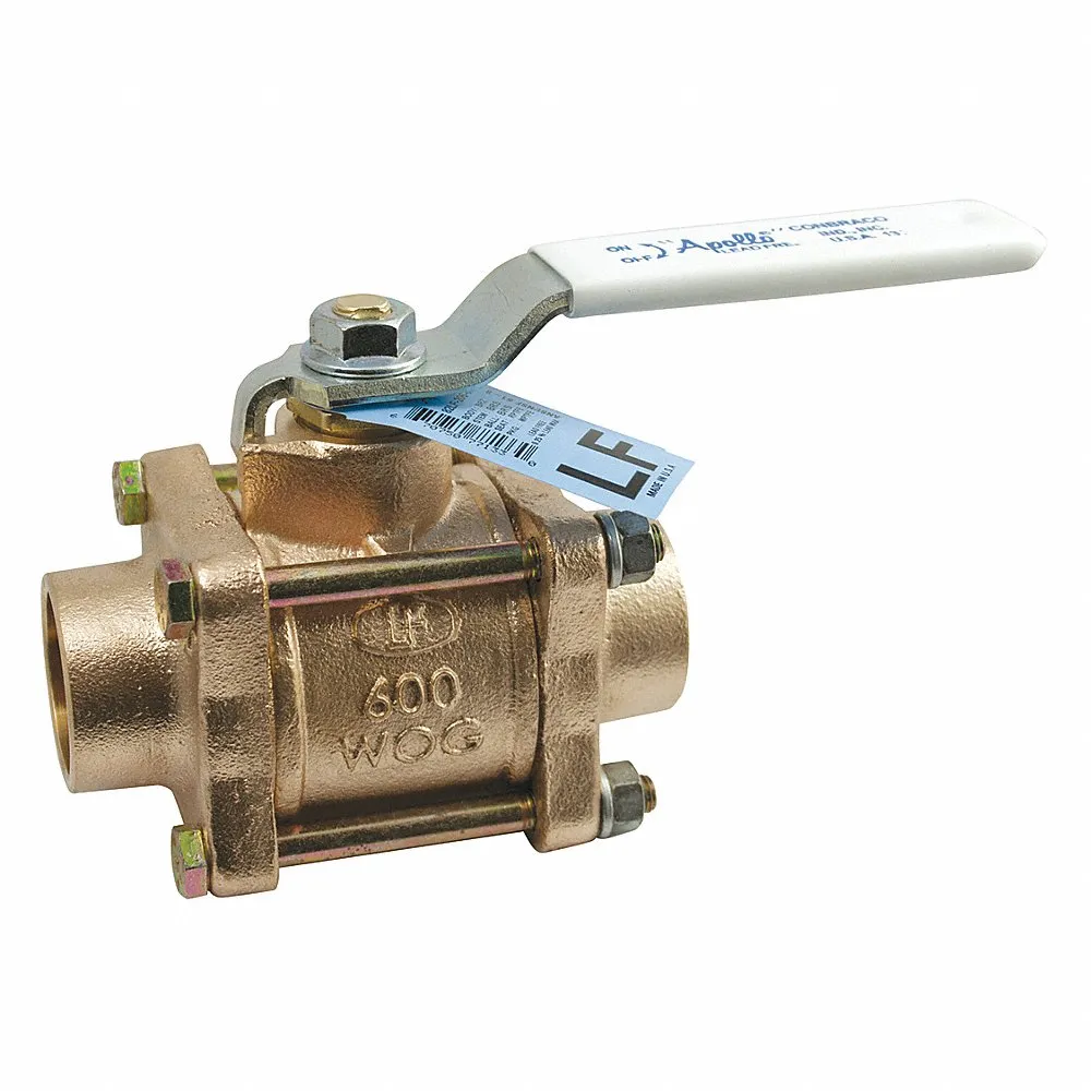 APOLLO VALVES 82LF24801 Lead-free Bronze Ball Valve Solder 2 In | AD3MDR 40D966 / 82LF-248-01