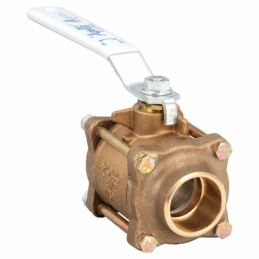 APOLLO VALVES 82LF24701 Lead-free Bronze Ball Valve Solder 1-1/2 In | AD3MDQ 40D965 / 82LF-247-01