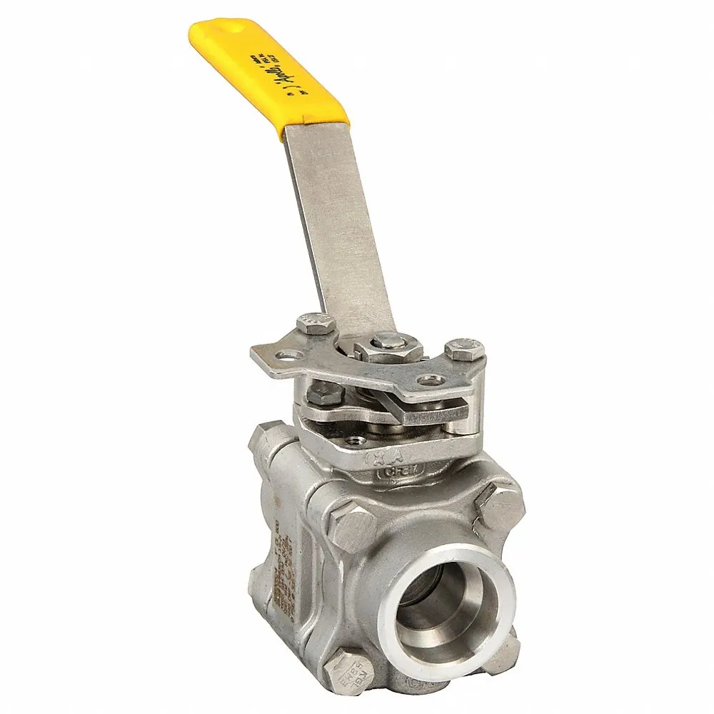 APOLLO VALVES 86B-205-24 Stainless Steel Fire Safe Ball Valve Socket 1 In | AC8WCM 3EFE3