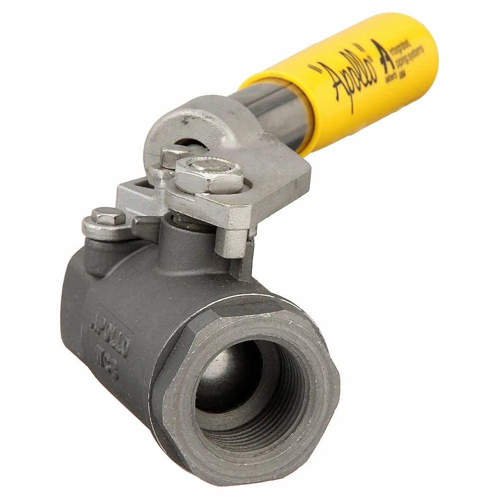 APOLLO VALVES 89-505-01A Carbon Steel Ball Valve Inline Fnpt 1 In | AA9DCK 1CKN6