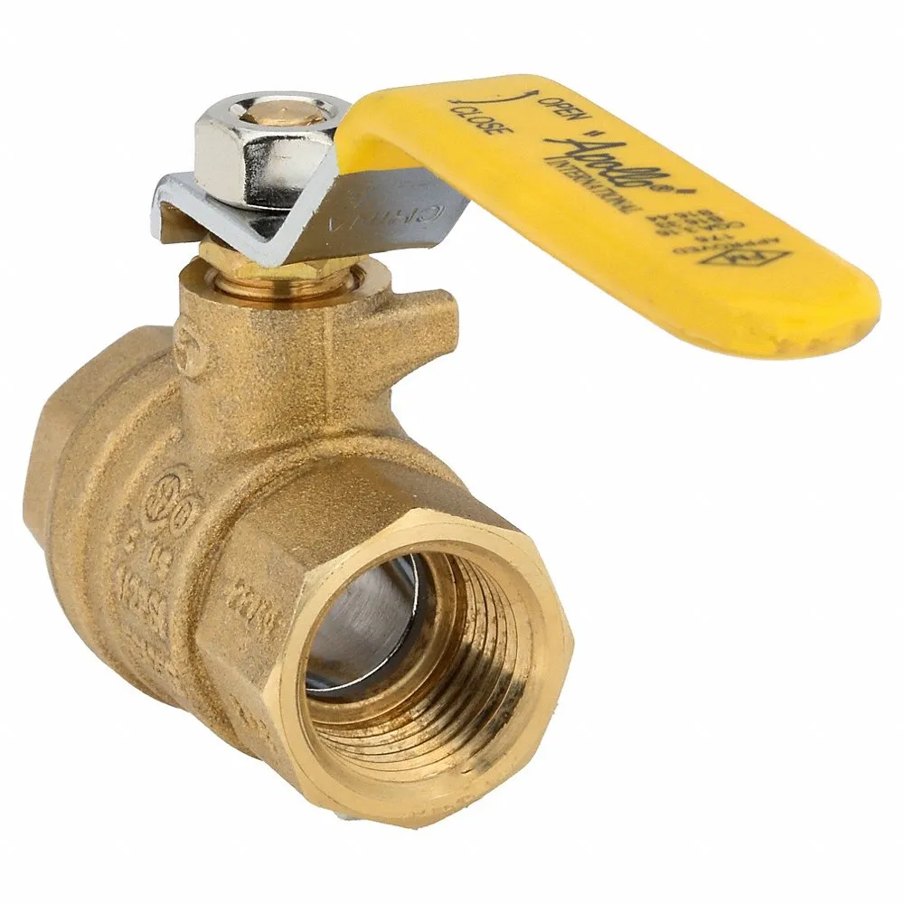 APOLLO VALVES 94A-103-01 Brass Ball Valve Inline Fnpt 1/2 In | AA9CZC 1CKD1