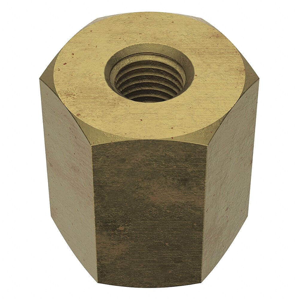 APPROVED VENDOR 205836BG Rod Coupling Nut 5.8 Steel M4 x 7 | AA9YDF 1JE23