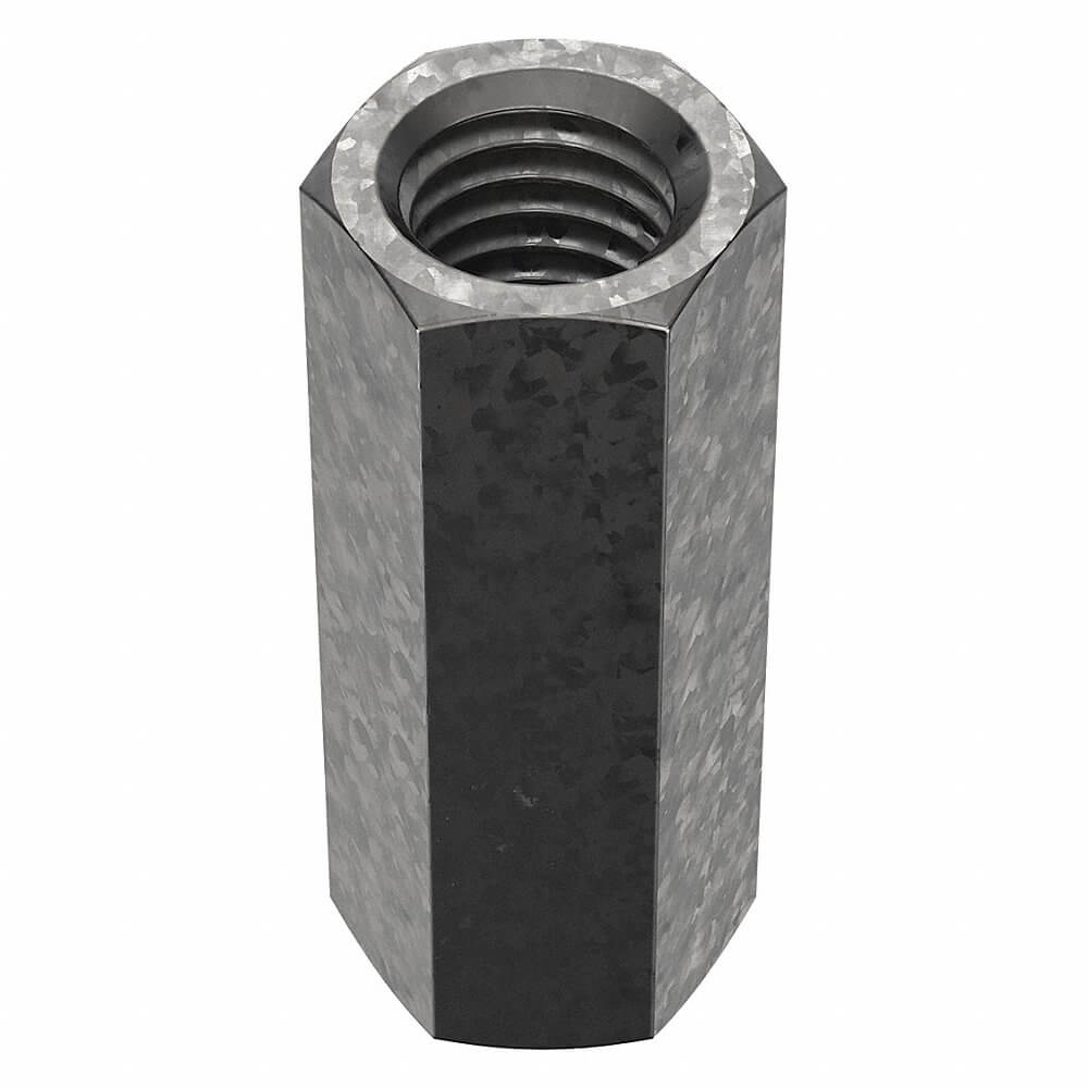 APPROVED VENDOR 250290BG Rod Coupling Nut Grade 2 5/8-11, 5PK | AA9XXU 1JB51