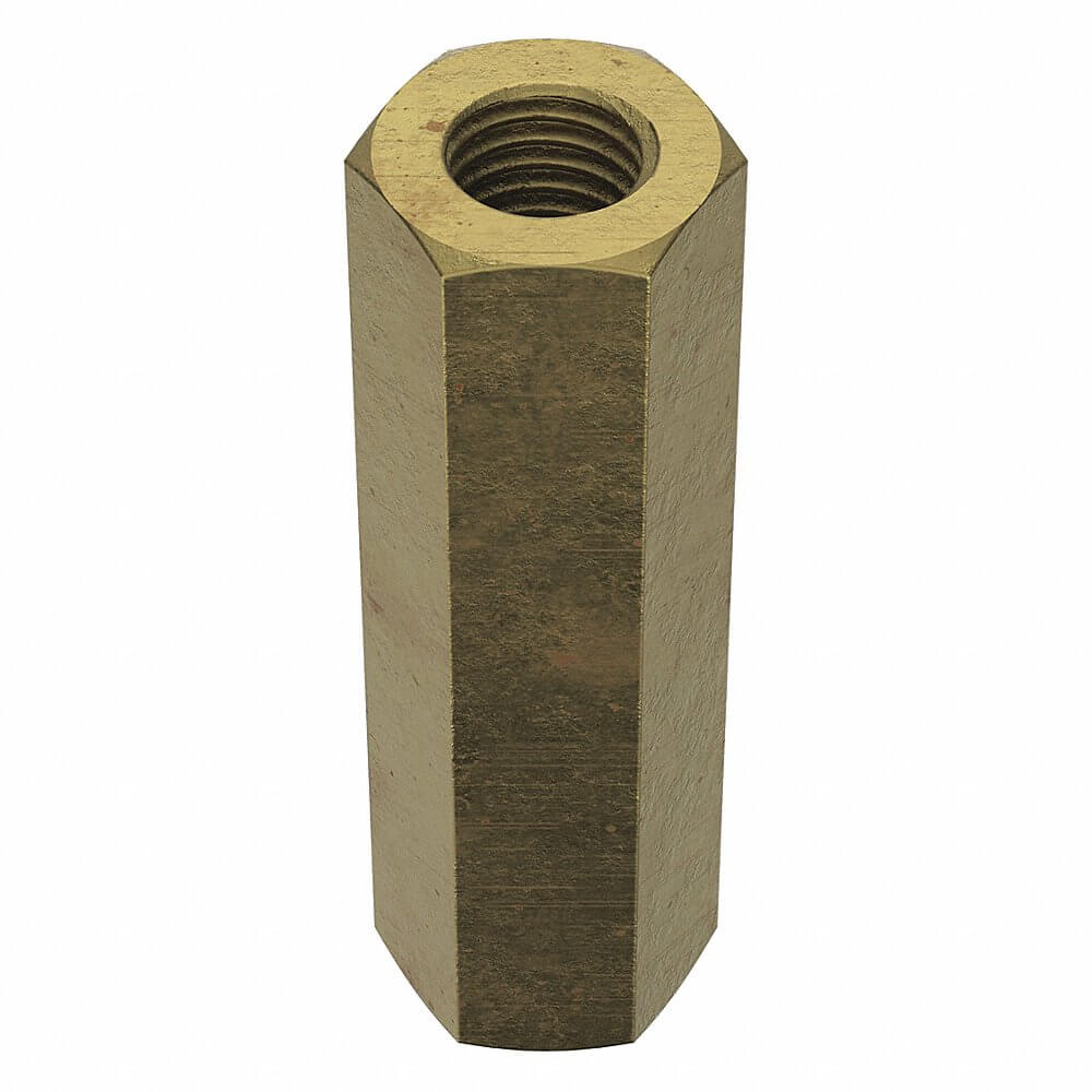 APPROVED VENDOR 250440BG Rod Coupling Nut 5.8 Steel M6 X 1, 10PK | AA9YDG 1JE25