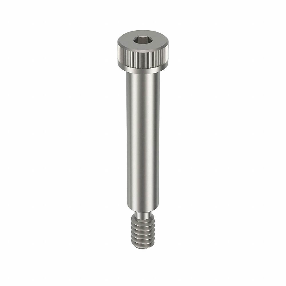 APPROVED VENDOR 2DNC6 Shoulder Screw 1/4 Diameter X 1-1/4 Length 316 Stainless Steel, 2PK | AB9KEG