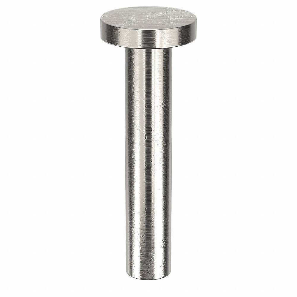 APPROVED VENDOR 42A0616-EA-100 Rivet Flat 3/16 Diameter 1 Inch Length, 100PK | AE9PFJ 6LA41