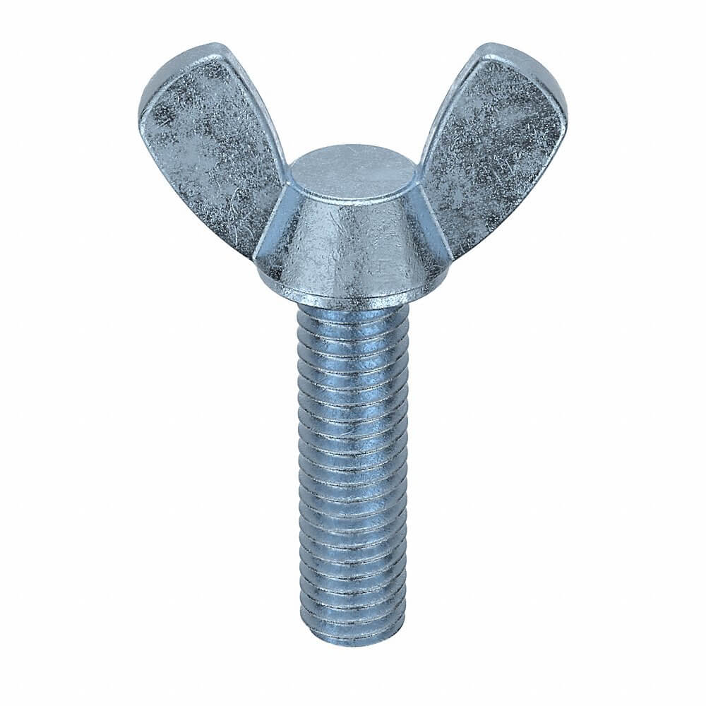 APPROVED VENDOR WSI03701500-001P Thumb Screw Wing 3/8-16 1-1/2 Length | AD7KVX 4EZR3