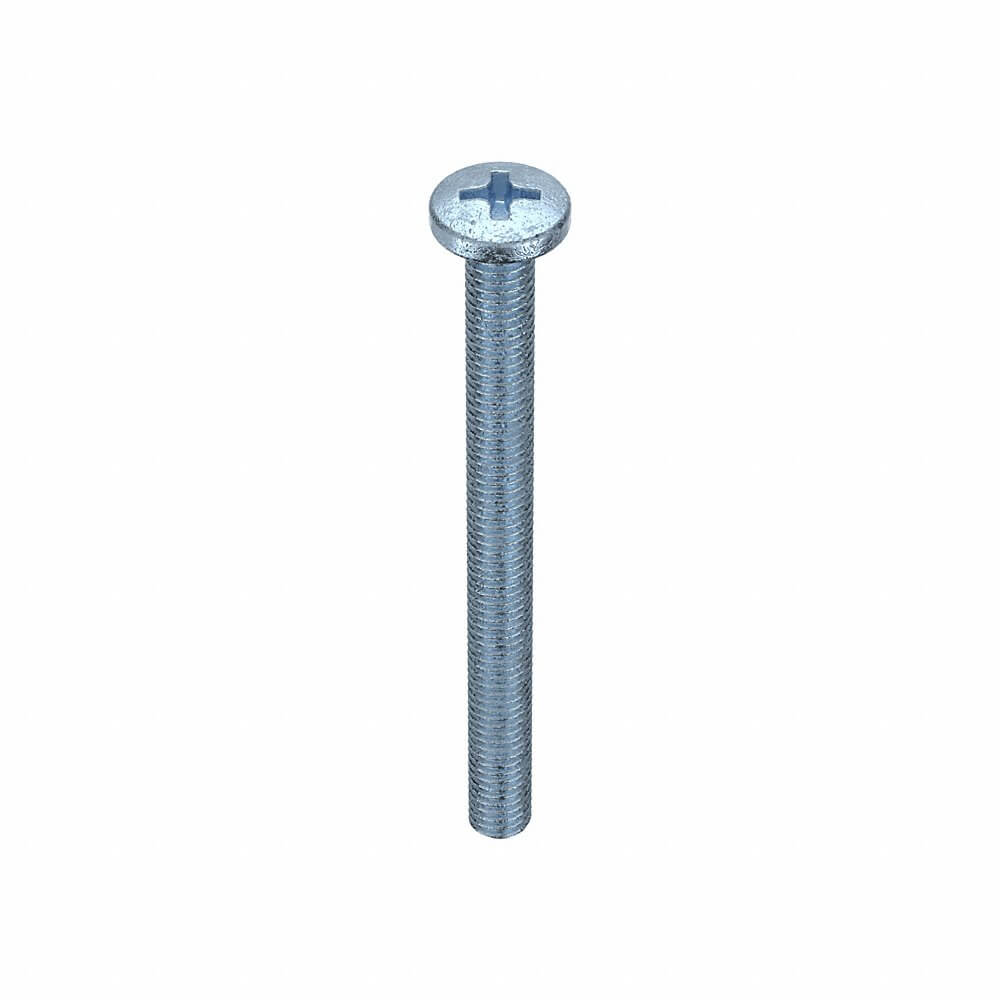 APPROVED VENDOR 6GY18 Machine Screw Pan M6 X 1 X 70 L, 10PK | AE9ALB