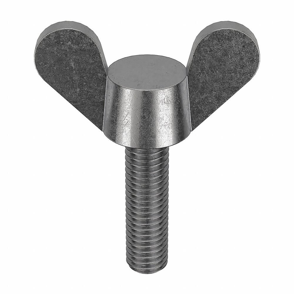APPROVED VENDOR 6JB76 Thumb Screw Wing M8x1.25x30mm | AE9ETM