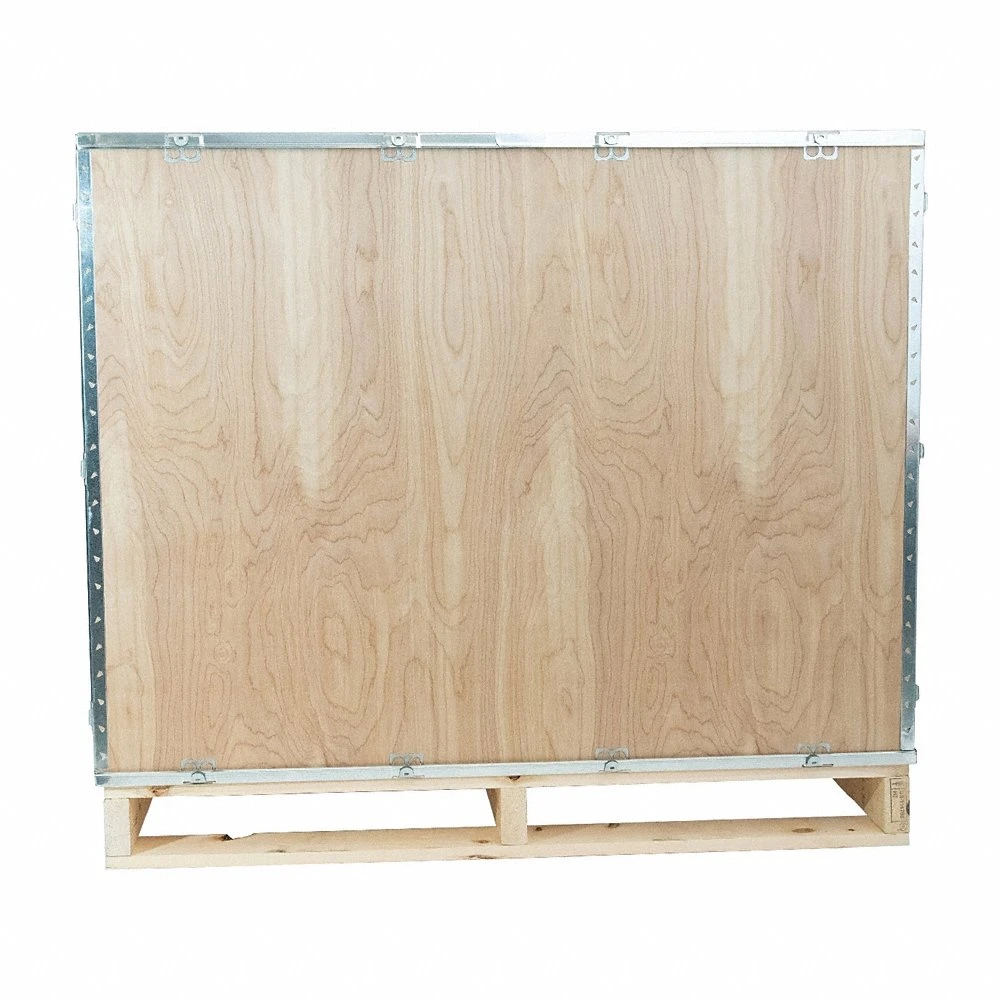 Shipping Crate Brown 33 lb Plywood/Steel