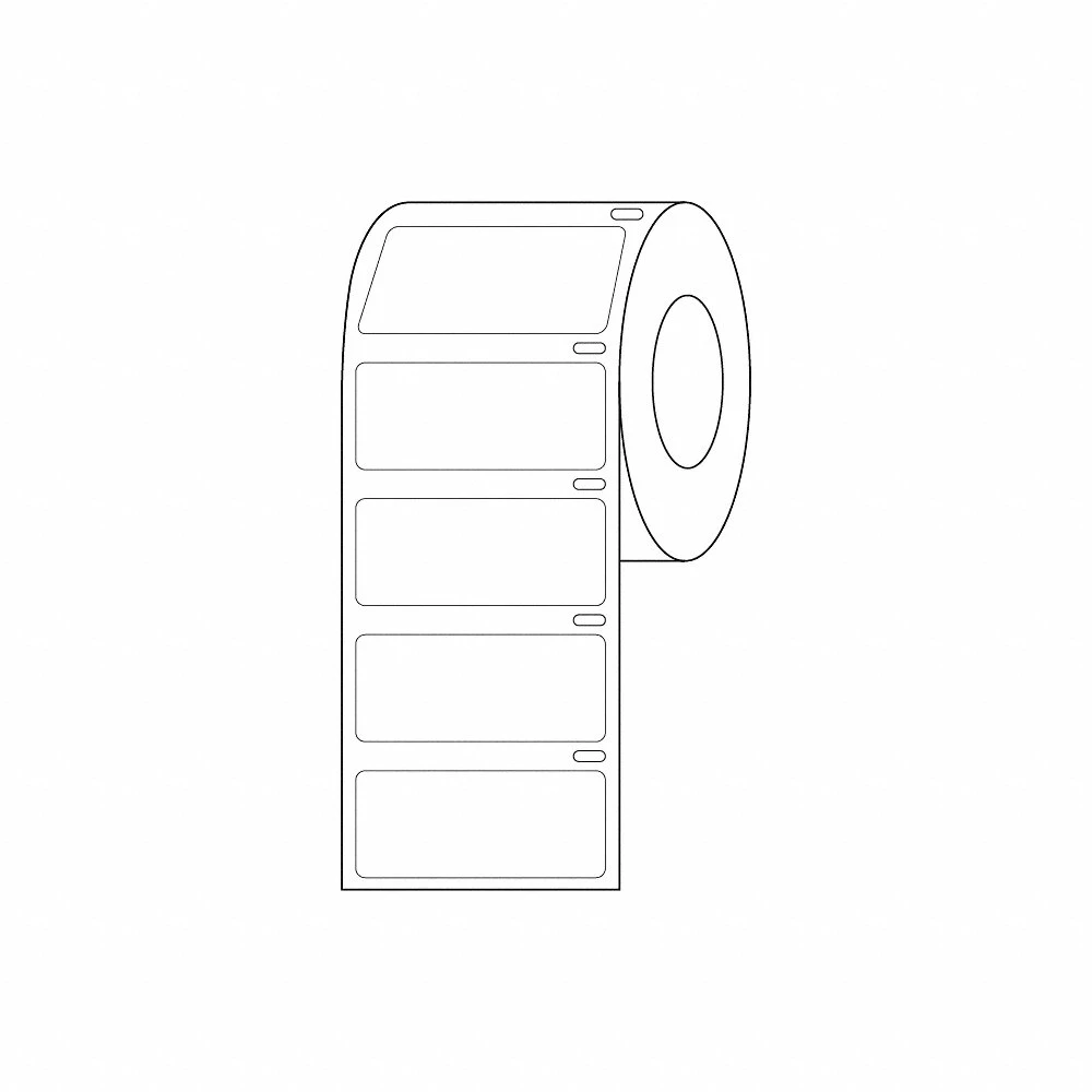 Cryogenic Label White Polypropylene
