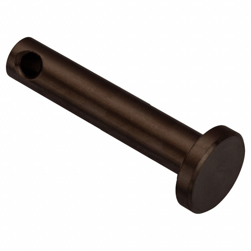 Precision Clevis Pin, 3/16 Inch Dia, 3/4 Inch Length, Stainless Steel, Finish Black Oxide