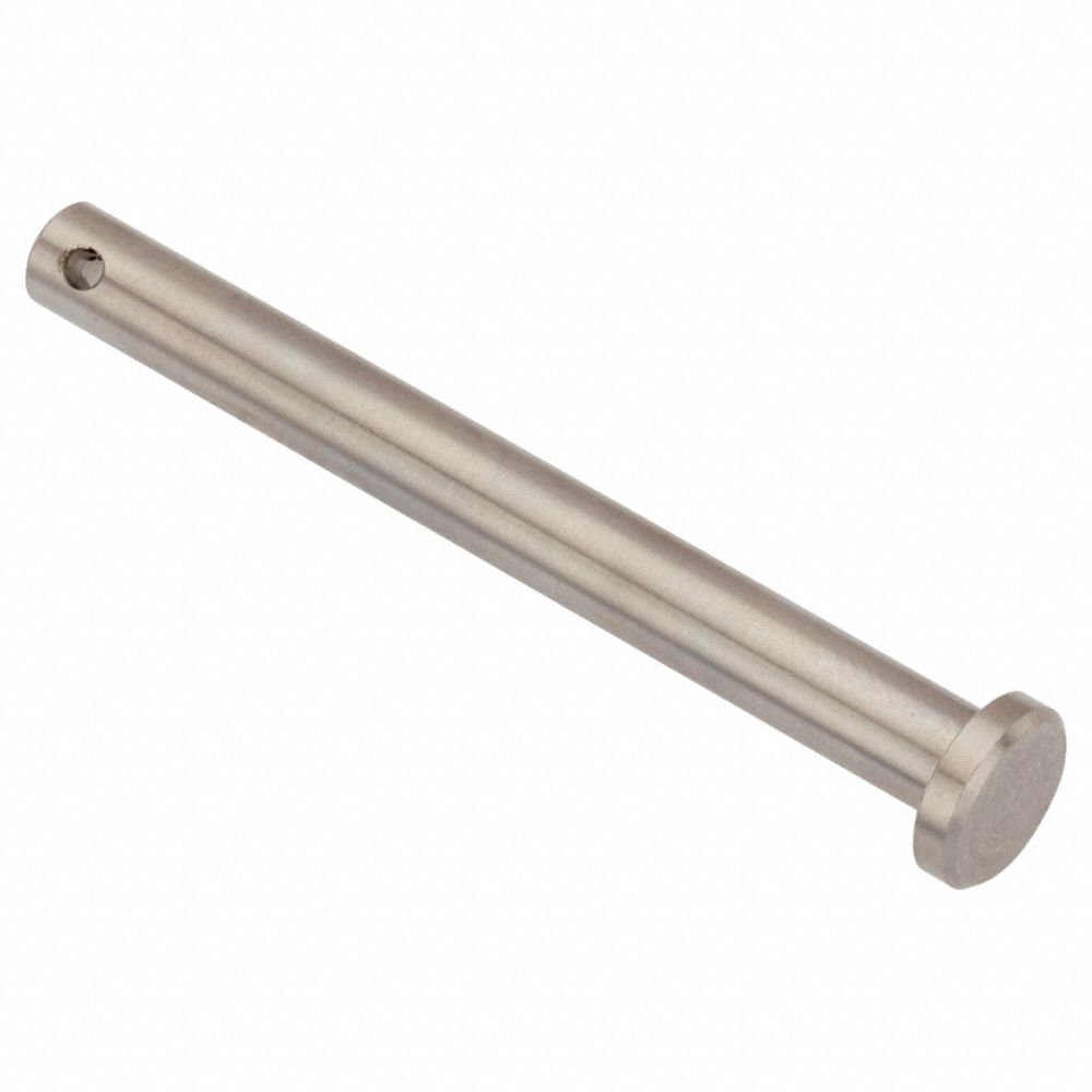 Clevis Pin, Inch, 9/16 Inch Pin Dia, 4 Inch Shank Lg, Precision Clevis Pin
