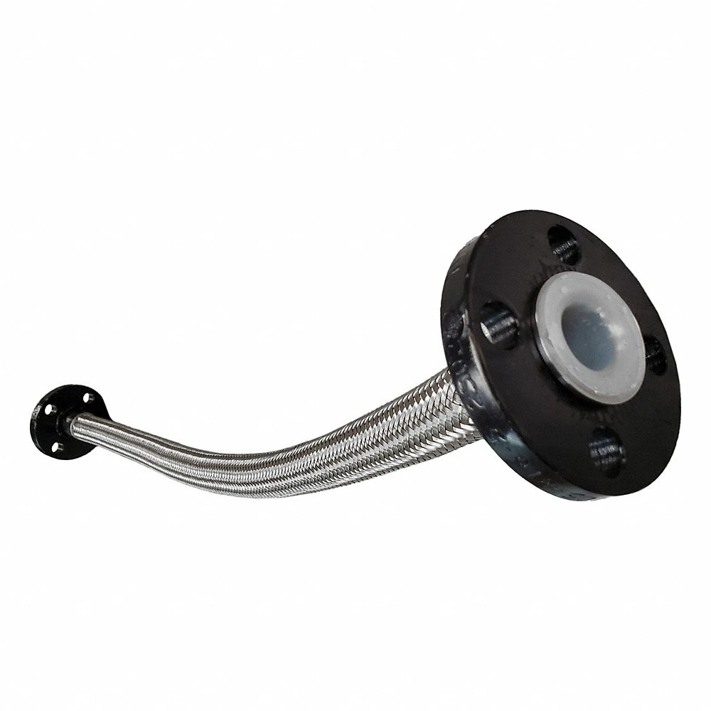 Convoluted PTFE Assembly, 2 Inch ID, 10 ft Lg, 2 Inch 150LB SS FLG X 2 Inch 150LB SS FLG