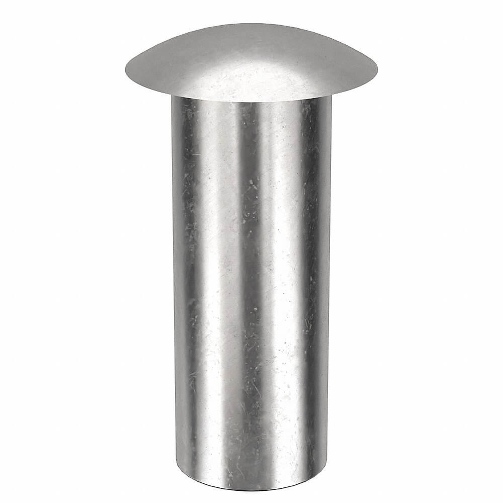 APPROVED VENDOR TFC0608-100 Semi-Tubular Rivet 3/32 X 1/4 Inch, 100PK | AA9XCD 1HEC8
