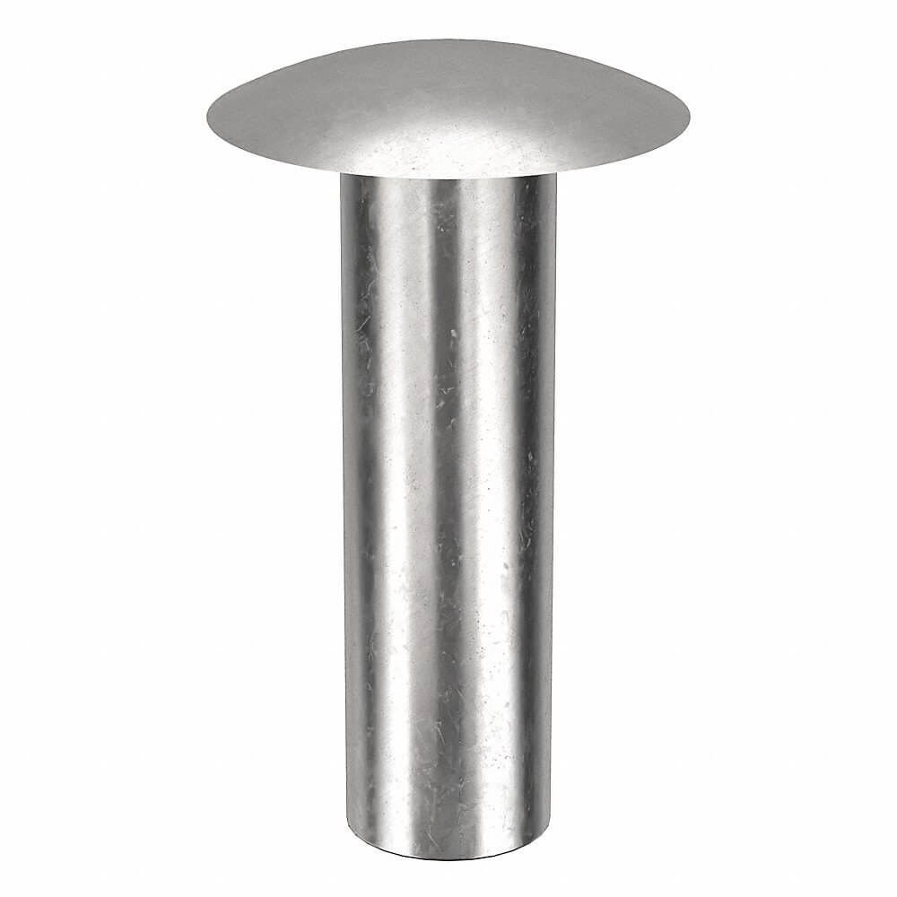 APPROVED VENDOR TFC0916.1-25 Semi-Tubular Rivet 9/64 X 1/2 Inch, 25PK | AA9XCW 1HEE6