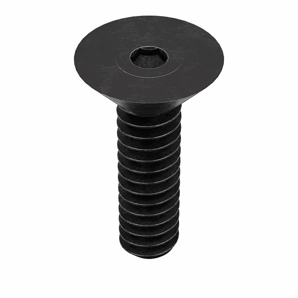 APPROVED VENDOR U07410.013.0043 Socket Cap Screw Flat 6-32 X 7/16, 100PK | AB8MJR 26KY85
