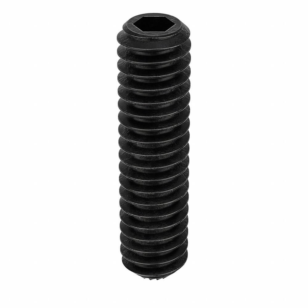 APPROVED VENDOR U07890.025.0100 Socket Set Screw Knurled Cup 1/4-20 X 1, 100PK | AB8FXE 25J715