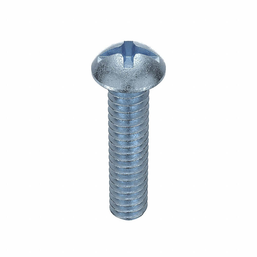 APPROVED VENDOR U24212.019.0087 Machine Screw Round 10-24 X 7/8 L, 100PK | AB2NJR 1MY99