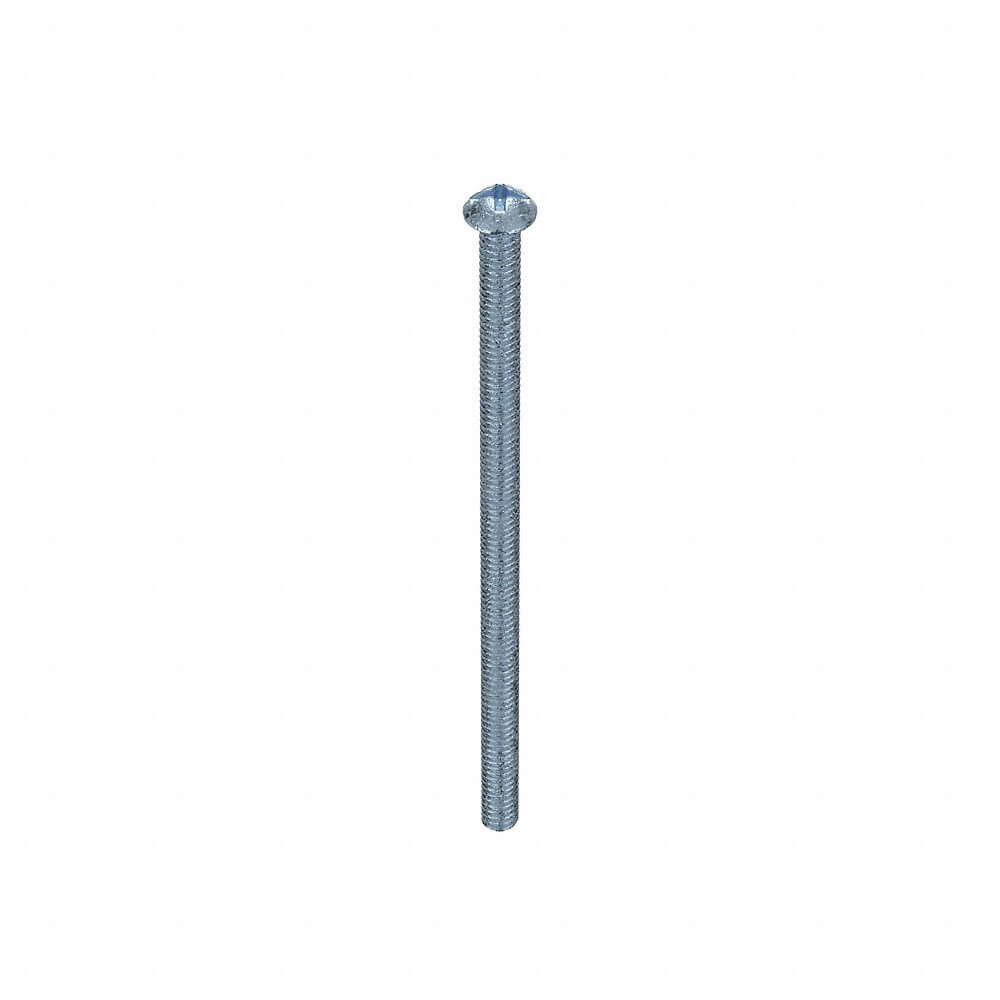 APPROVED VENDOR U24212.025.0500 Machine Screw Round 1/4-20 X 5 L, 100PK | AB2PFR 1NA65