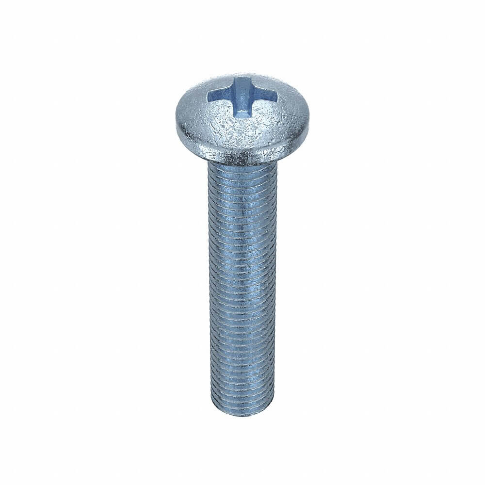 APPROVED VENDOR U24522.019.0100 Machine Screw Pan 10-24 X 1 L, 100PK | AB2MAF 1MU37