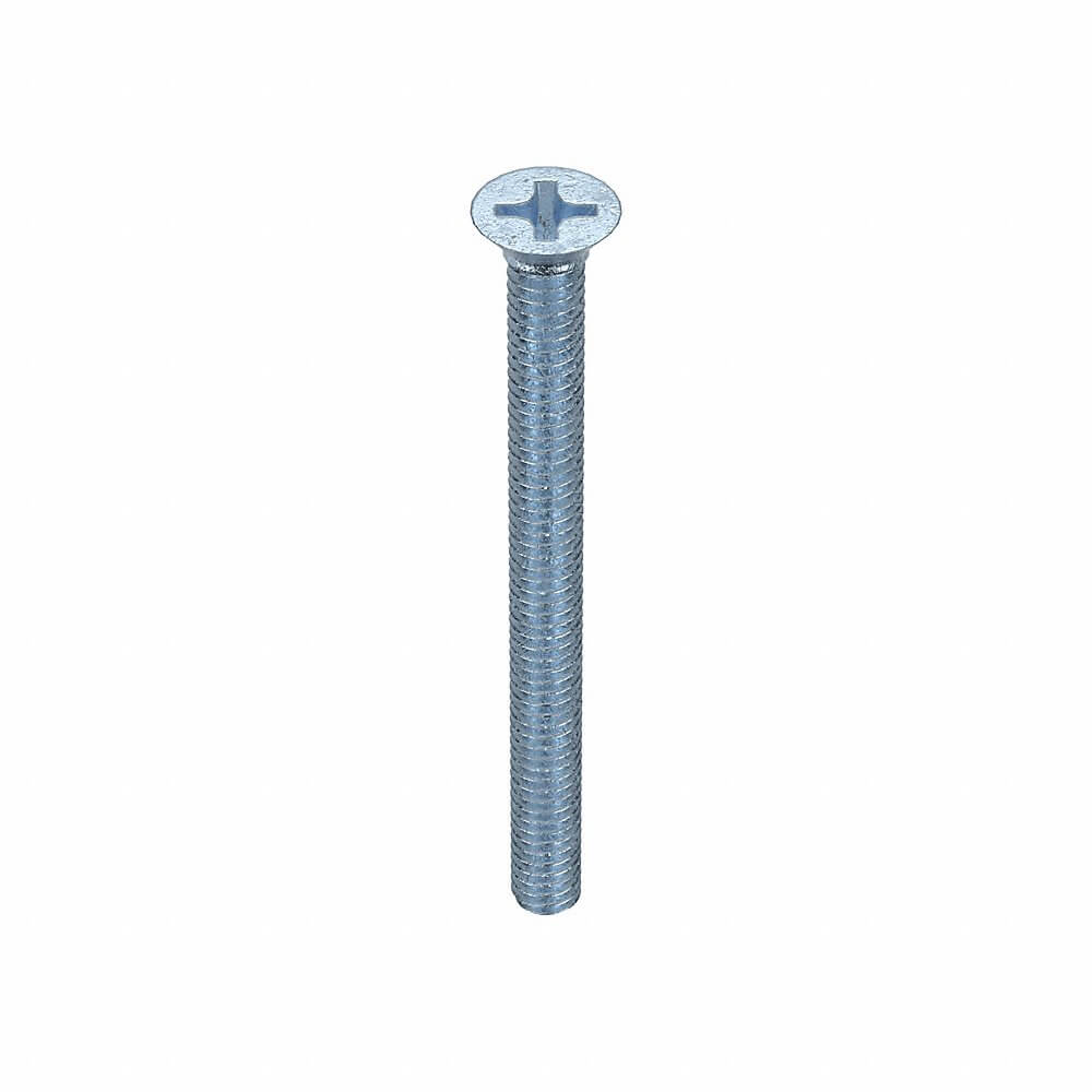 APPROVED VENDOR U24670.025.0300 Machine Screw Flat 1/4-20 X 3 L, 100PK | AB2NFX 1MY34