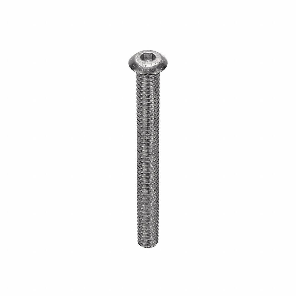 APPROVED VENDOR U51030.019.0200 Socket Cap Screw Button Stainless Steel 10-24 X 2, 100PK | AB7DAB 22TY47