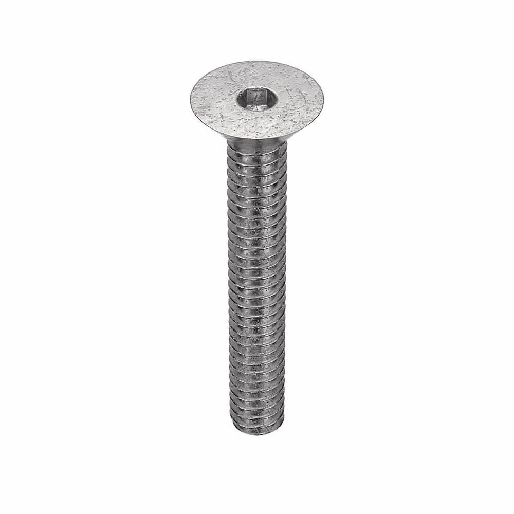 APPROVED VENDOR U51060.019.0125 Socket Cap Screw Flat Stainless Steel 10-24 X 1-1/4, 100PK | AE7AGP 5WEZ9